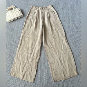 GAP Vintage Linen Wide Leg Pants Size 1